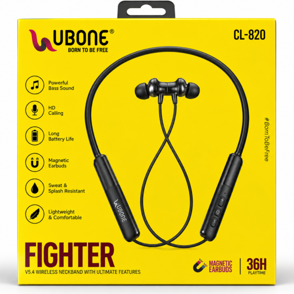 UBONE BLUTOOTH NECK BAND MODEL CL-820
